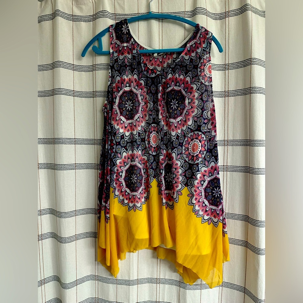 Cato XL Mesh Doubled Layer Tank Top